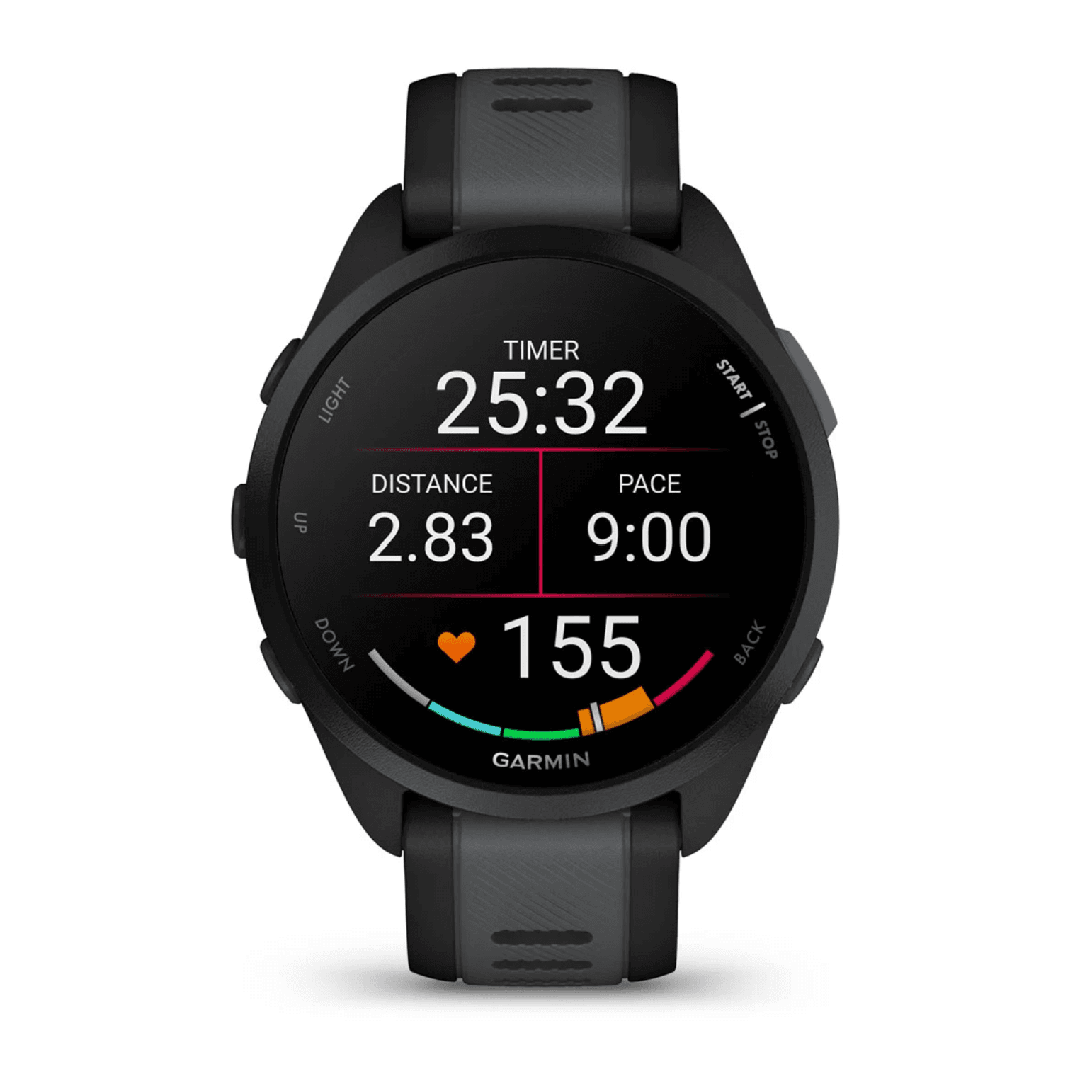 Forerunner® 165, Black/Slate Gray